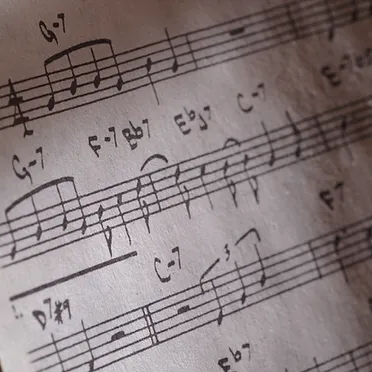 logo with music notation